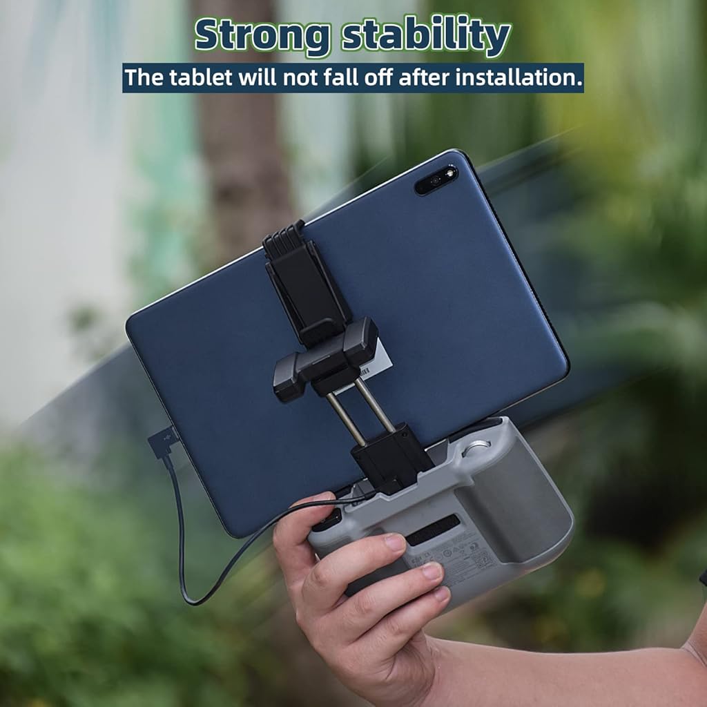 ZORBES® Tablet Holder Mount for DJI Neo, Mini 4K/4 Pro/ 3/3 Pro/ 2 SE/AIR 3/Mavic 3 Pro/Mavic Air 2S, Portable Adjustable Remote Controller Extended Bracket for iPad Mini/Air Accessories ZORBES® Tablet Holder Mount for DJI Neo, Mini 4K/4 Pro/ 3/3 Pro/ 2 SE/AIR 3/Mavic 3 Pro/Mavic Air 2S, Portable Adjustable Remote Controller Extended Bracket for iPad Mini/Air Accessories